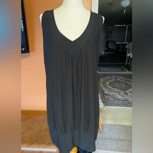 Tiana B. Black Sleeveless Tunic Top